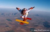 skyglider G1 test jump over Skydive Arizona