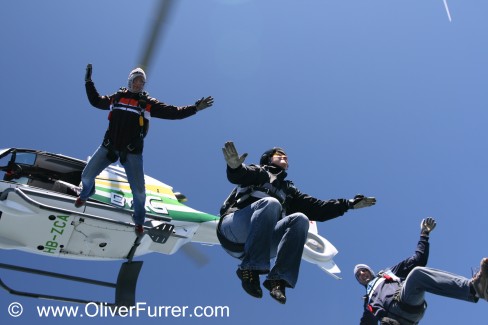 special event bergspitz skydive exit helicopter
